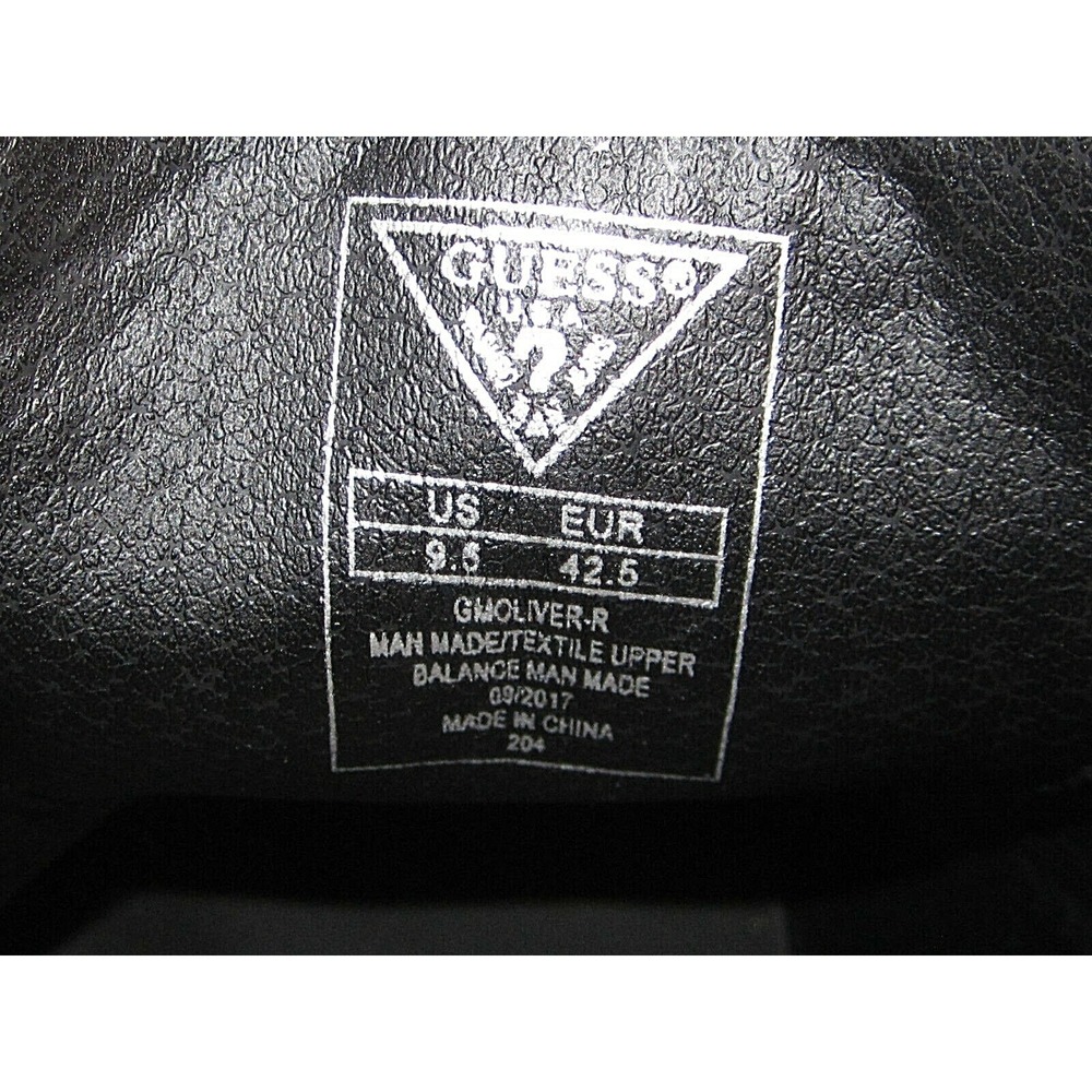 GUESS Oliver Men's Black Cap Toe Oxford Dress Shoes Lace Up Formal Size 9.5 M - Picture 10 of 11